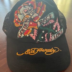 Ed Hardy skull ball hat